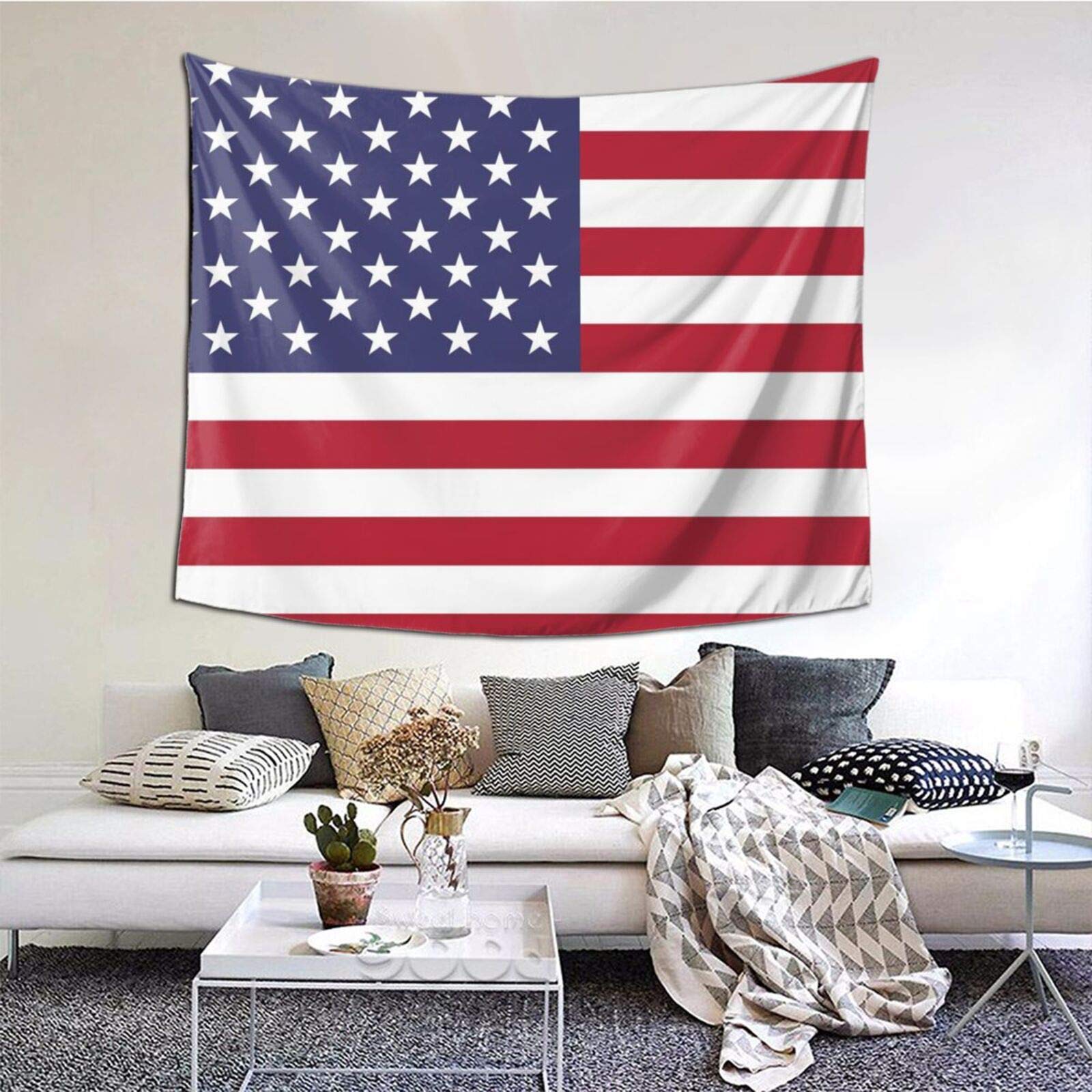 Amazon.co.jp: アメリカの国旗 タペストリー 壁掛けタペストリー 壁